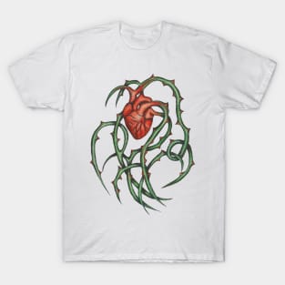 Heart and rose bush T-Shirt